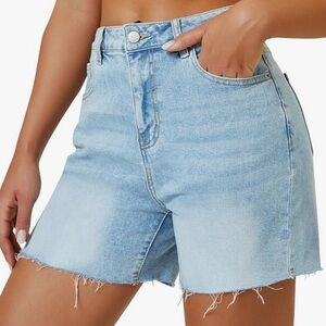 Light Blue Denim Women's Shorts